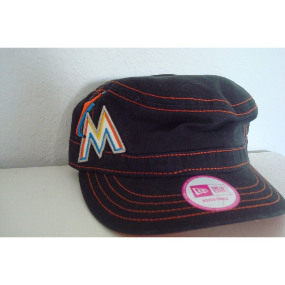 FLORIDA MARLINS    STRAPBACK  DEADSTOCK HAT CAP‎ VINTAGE D4
